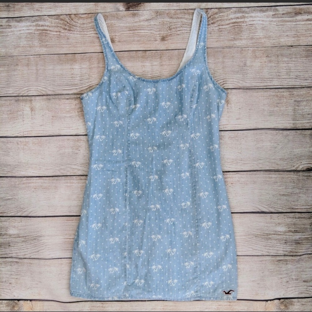 Hollister palm tree Jean Dress